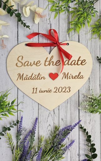 Plăcuță „Save the Date” – model 13