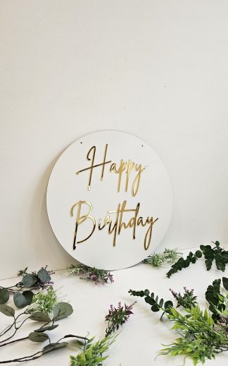 Panou „Happy birthday”