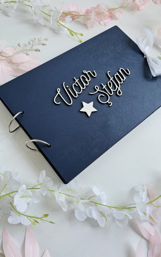 Album foto copil – bleumarin cu stea