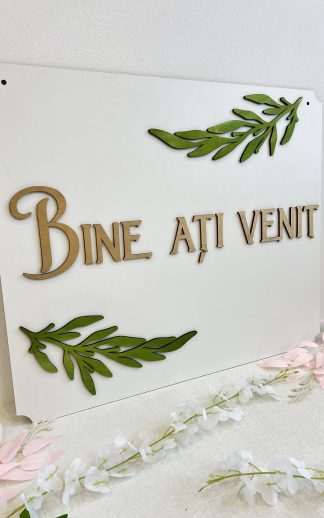 Panou intrare lemn – model 8