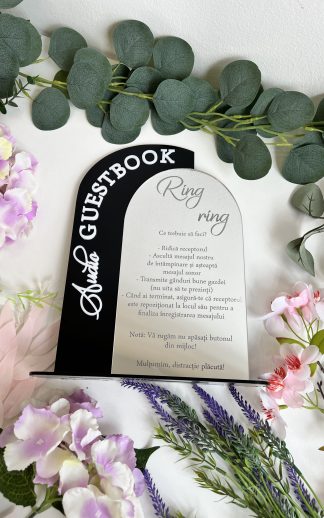 Plăcuță Audio Guestbook