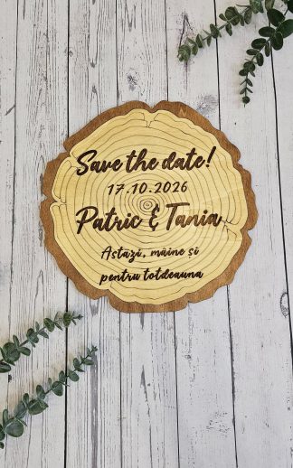 Plăcuță ”Save the Date” – model 16